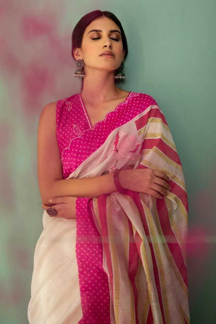 YNF Wholesale Linen Printed Sarees KESH605 597 | Surat Manufacturer