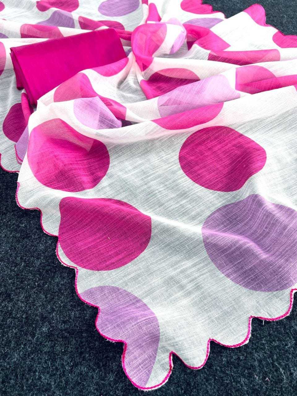 YNF Wholesale Linen Printed Sarees KESH605 597 | Surat Manufacturer