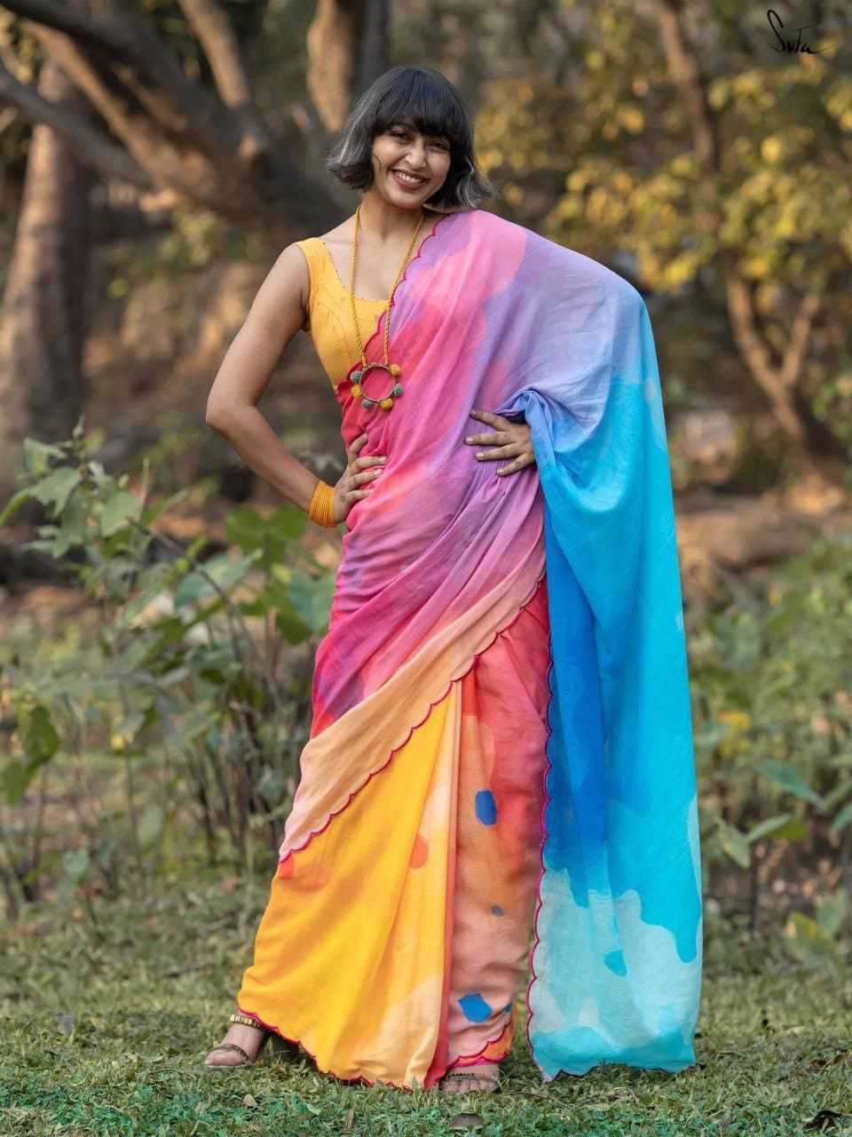 YNF Wholesale Linen Printed Sarees KESH605 597 | Surat Manufacturer