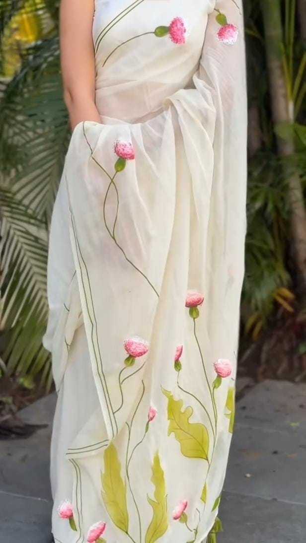 YNF Wholesale Linen Printed Sarees KESH605 688 | Surat Manufacturer