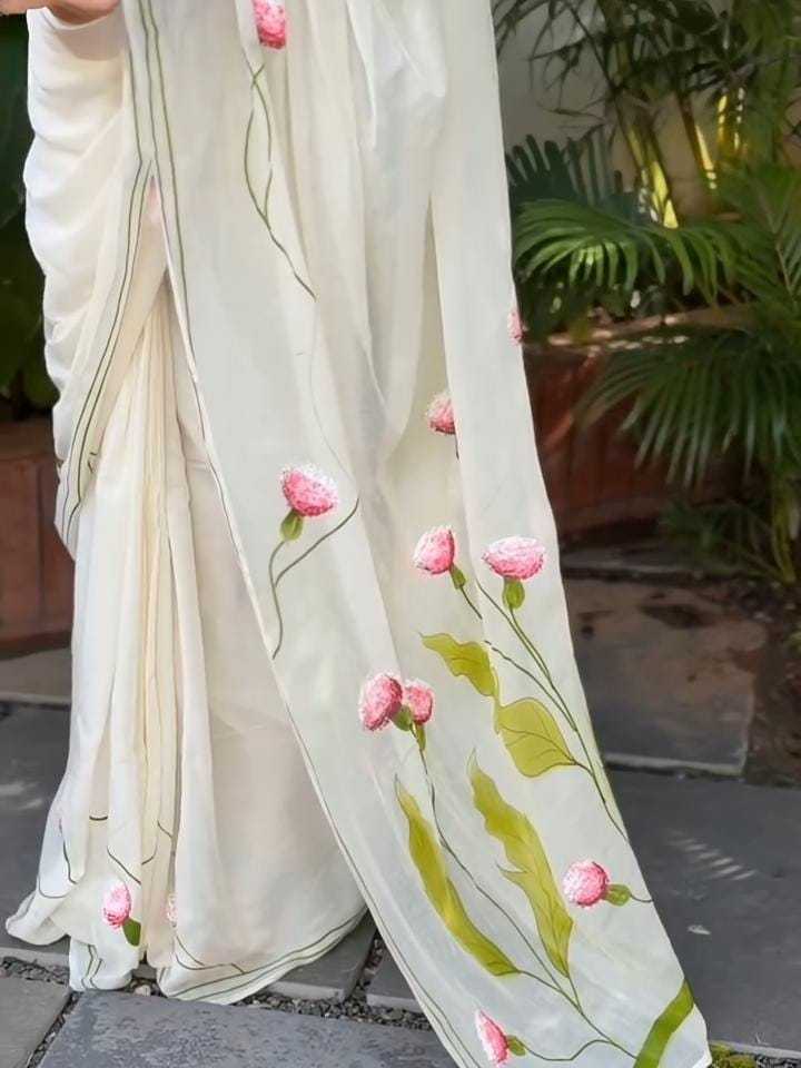 YNF Wholesale Linen Printed Sarees KESH605 688 | Surat Manufacturer