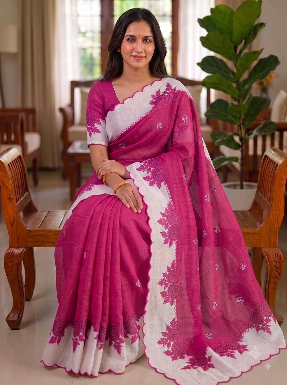 YNF Wholesale Linen Designer Sarees KESH605 693 | Surat Manufacturer