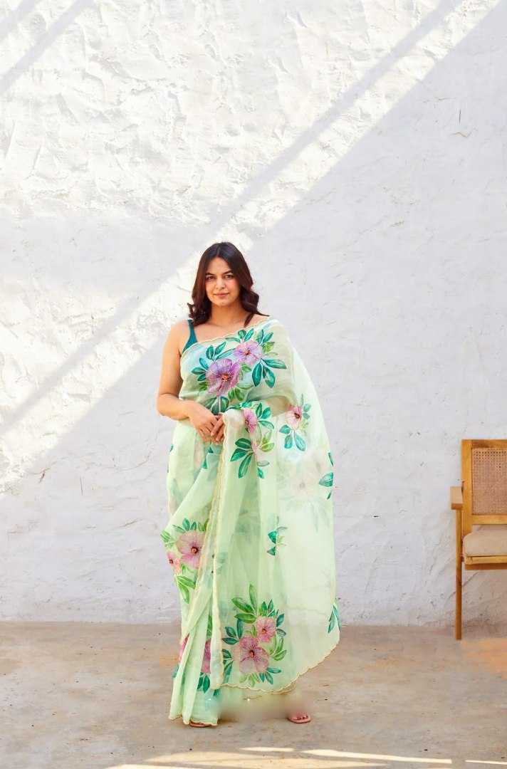 YNF Wholesale Organza Silk Ready To Wear Sarees KESH606 363 | Surat Manufacturer