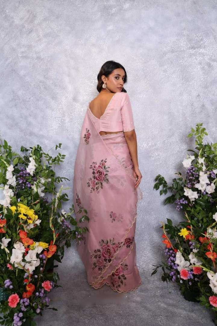 YNF Wholesale Organza Silk Ready To Wear Sarees KESH606 364 | Surat Manufacturer