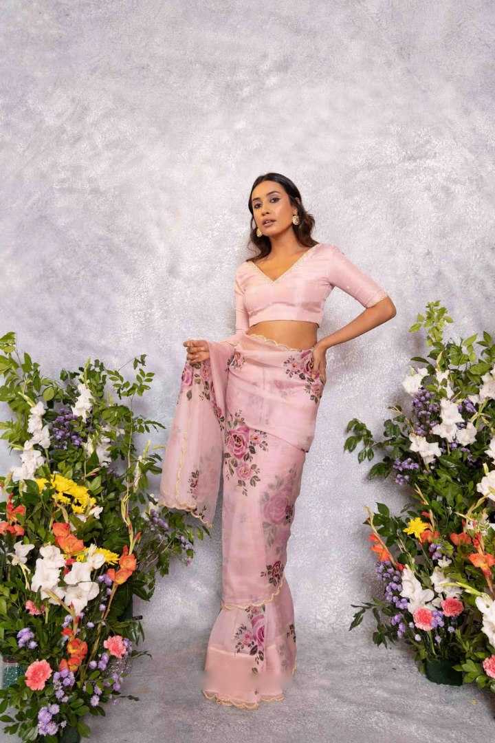 YNF Wholesale Organza Silk Ready To Wear Sarees KESH606 364 | Surat Manufacturer