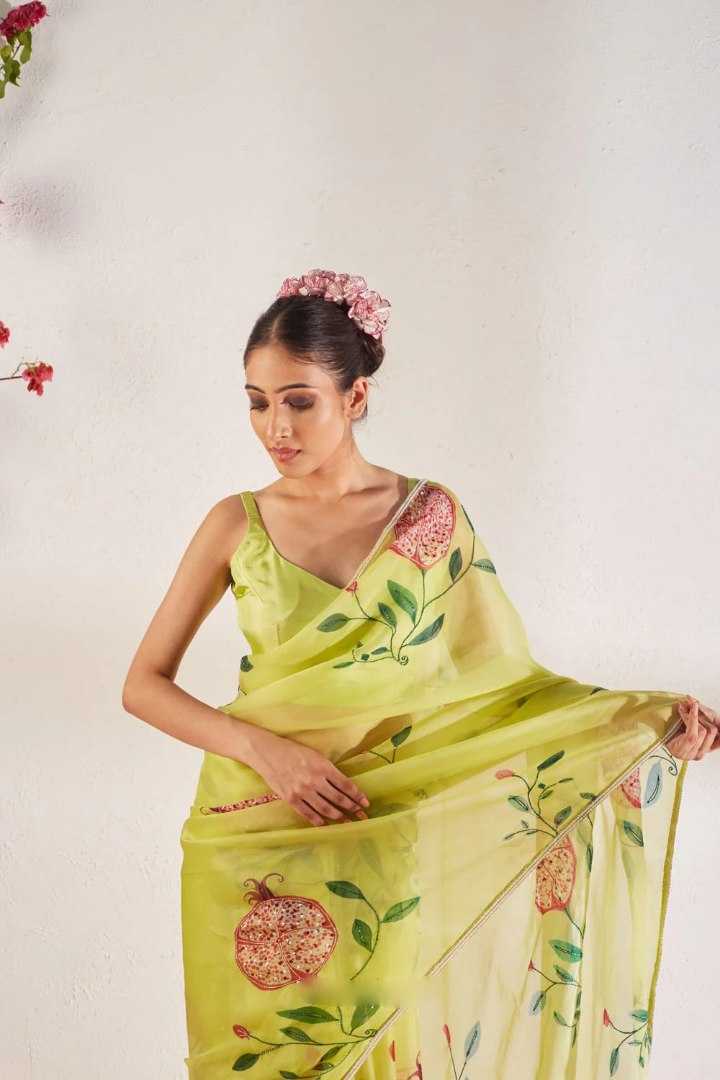 YNF Wholesale Organza Silk Ready To Wear Sarees KESH606 365 | Surat Manufacturer