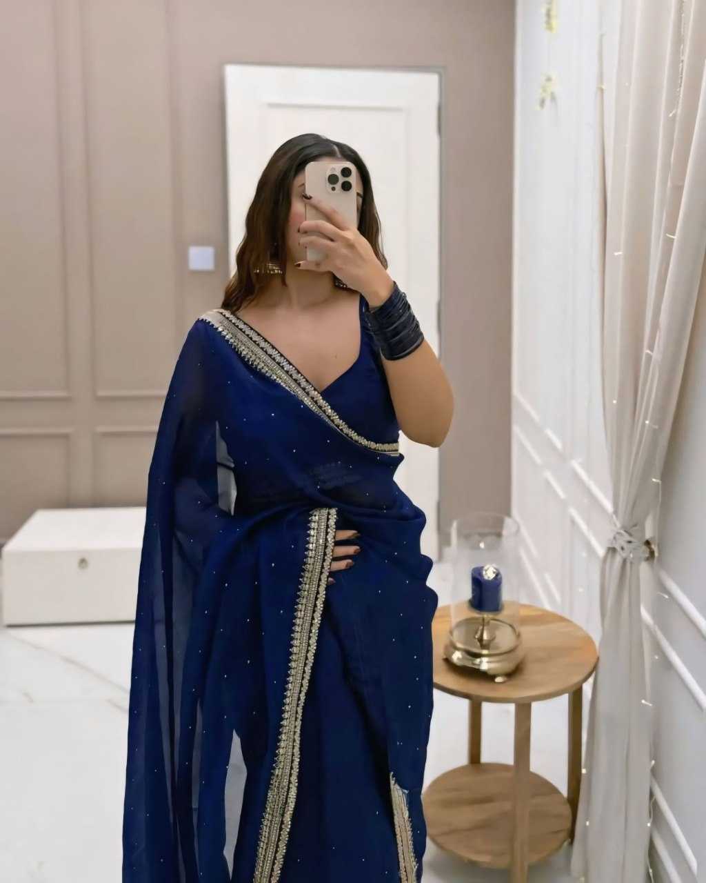 YNF Wholesale Organza Ready To Wear Sarees KESH606 385 | Surat Manufacturer