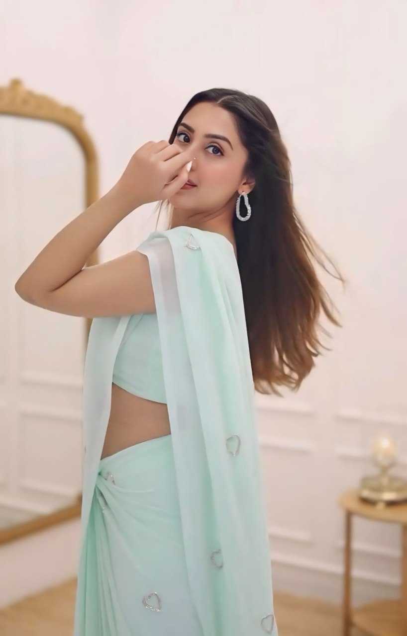 YNF Wholesale Georgette Ready To Wear Sarees KESH606 424 | Surat Manufacturer