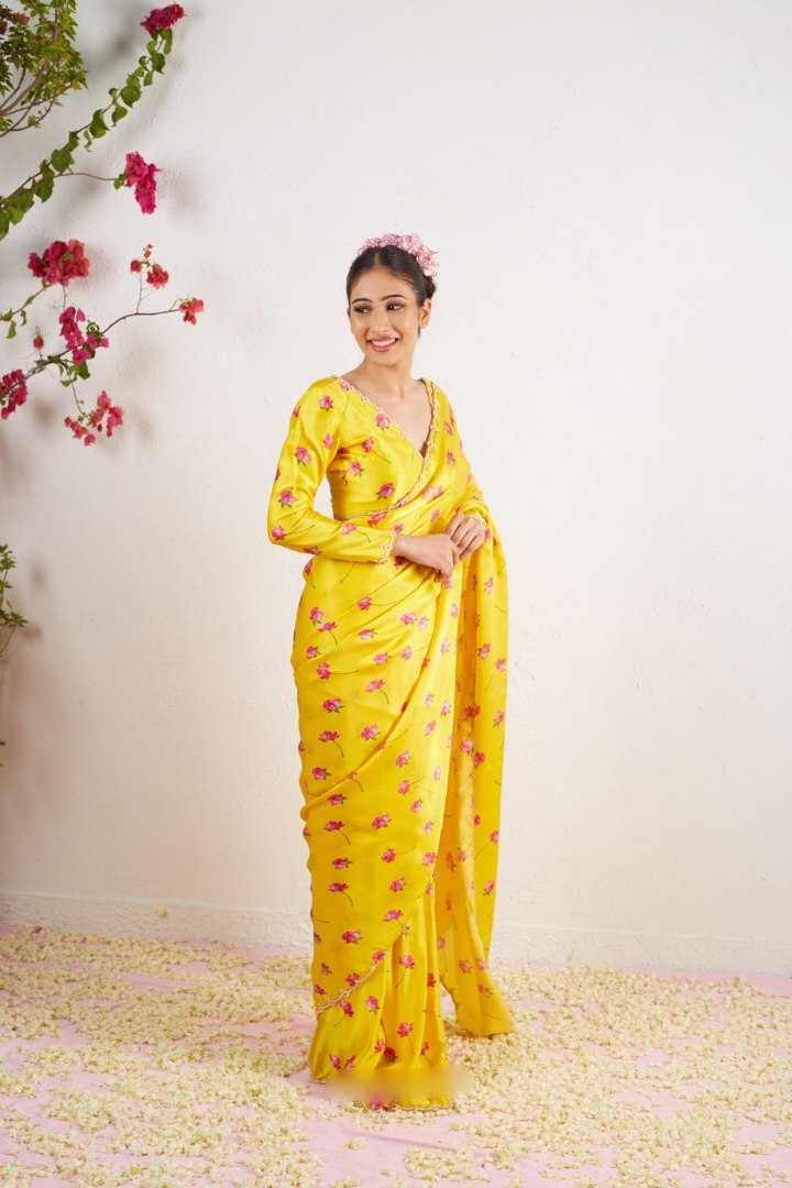 YNF Wholesale Satin Ready To Wear Sarees KESH606 429 | Surat Manufacturer