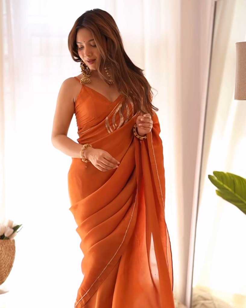 YNF Wholesale Satin Ready To Wear Sarees KESH606 445 | Surat Manufacturer