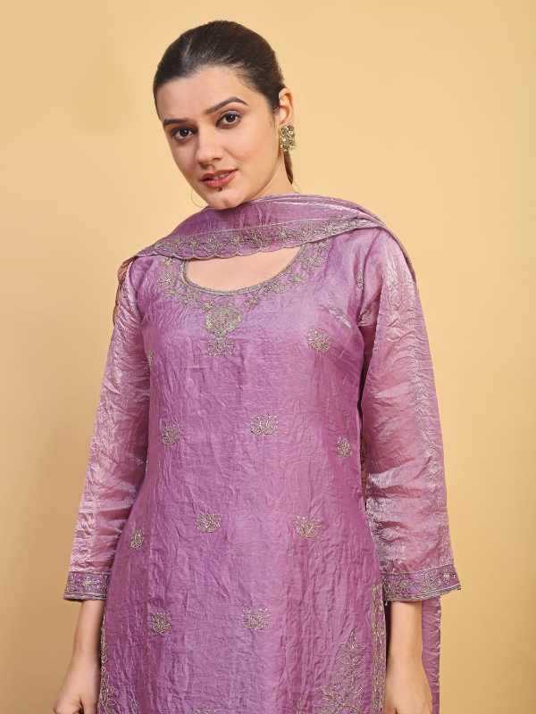 YNF Wholesale Crush Silk Palazzo Suit KESH608 Anjali | Surat Manufacturer
