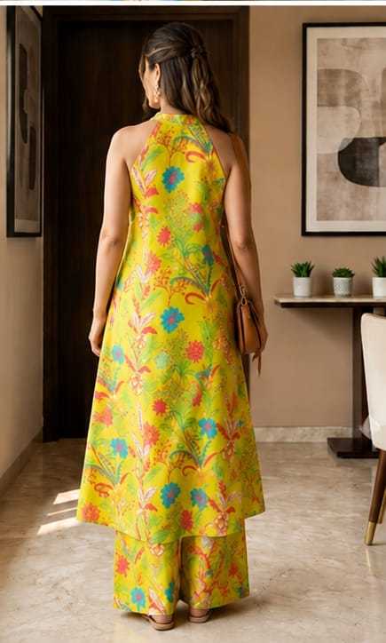 YNF Wholesale Linen Designer Kurtis KESH609 Floral | Surat Manufacturer