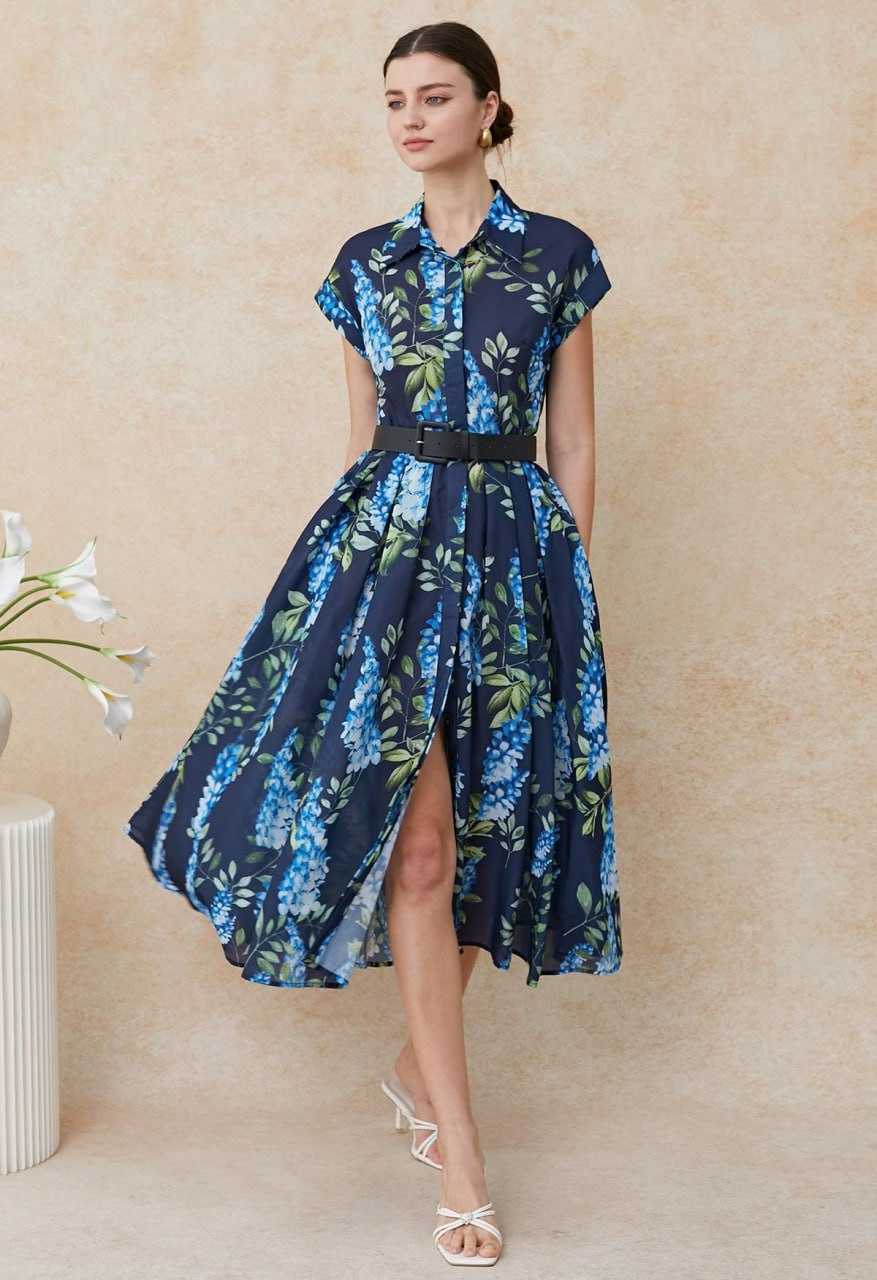 YNF Wholesale Cotton Midi Dresses KESH609 Silho | Surat Manufacturer