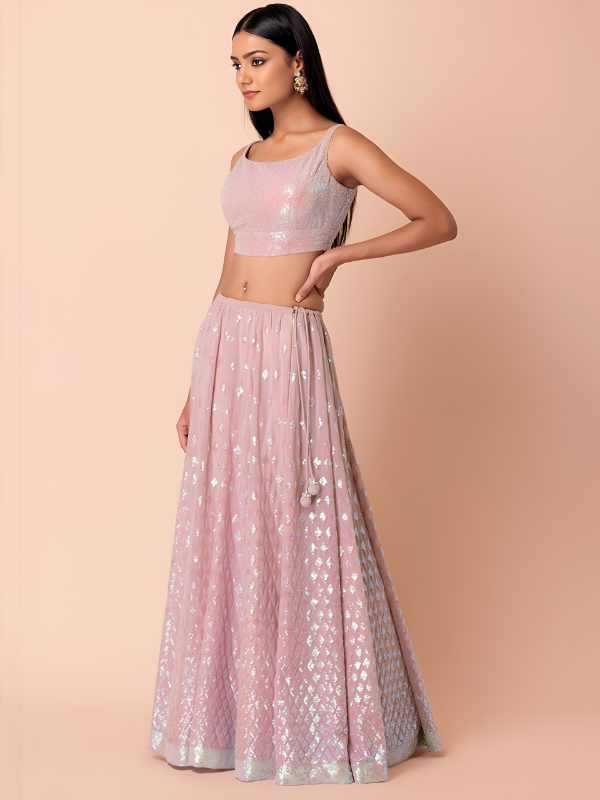 YNF Wholesale Faux Georgette Embroidered Lehenga KESH638 15087 | Surat Manufacturer