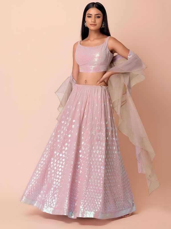 YNF Wholesale Faux Georgette Embroidered Lehenga KESH638 15087 | Surat Manufacturer