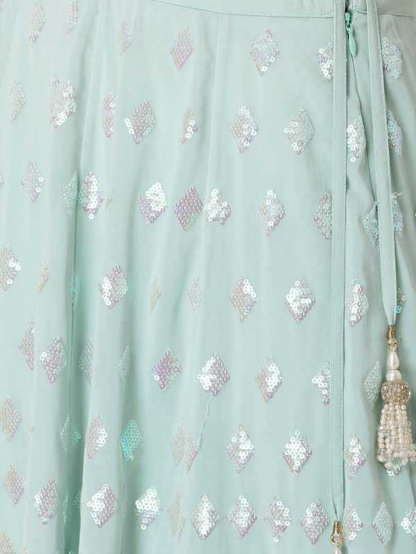 YNF Wholesale Faux Georgette Embroidered Lehenga KESH638 15087 | Surat Manufacturer