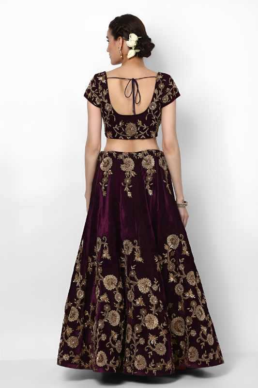YNF Wholesale Velvet Wedding Lehenga KESH638 7012 | Surat Manufacturer