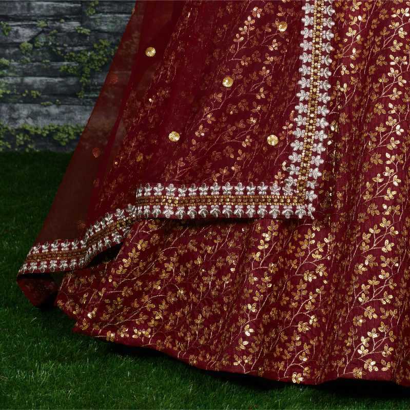 YNF Wholesale Silk Embroidered Lehenga KESH638 7015 | Surat Manufacturer