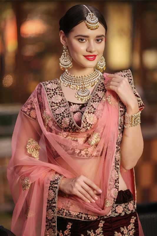 YNF Wholesale Velvet Wedding Lehenga KESH638 7063 | Surat Manufacturer