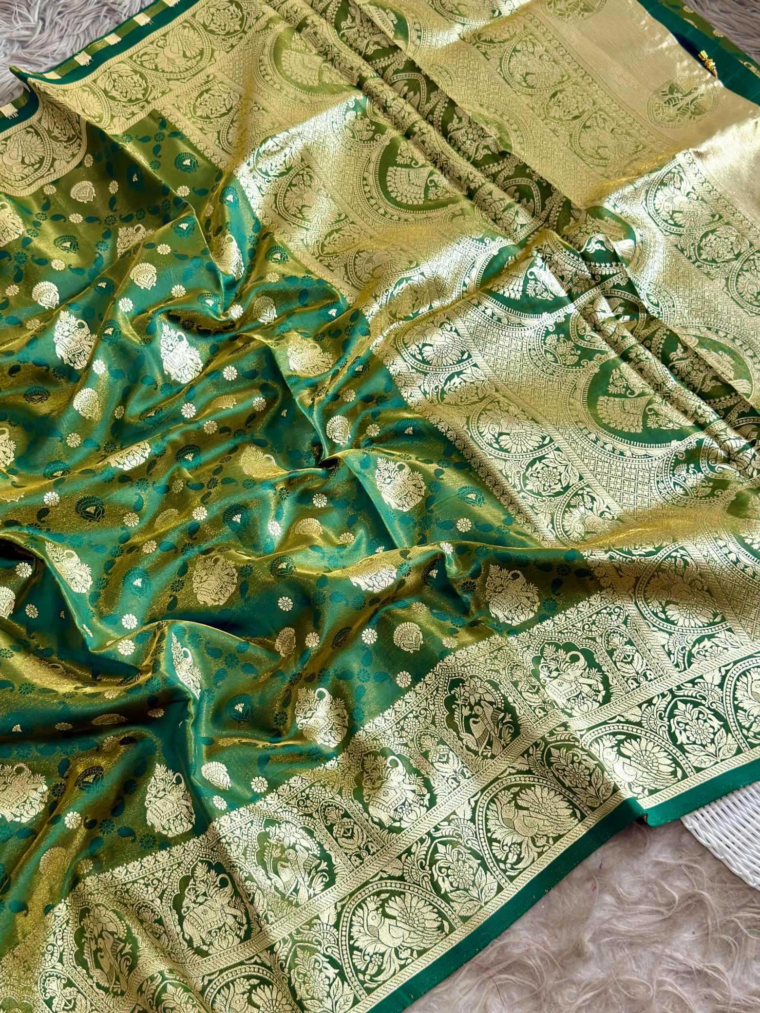 YNF Wholesale Tissue Silk Soft Silk Sarees KESH657 Anika | Surat Manufacturer