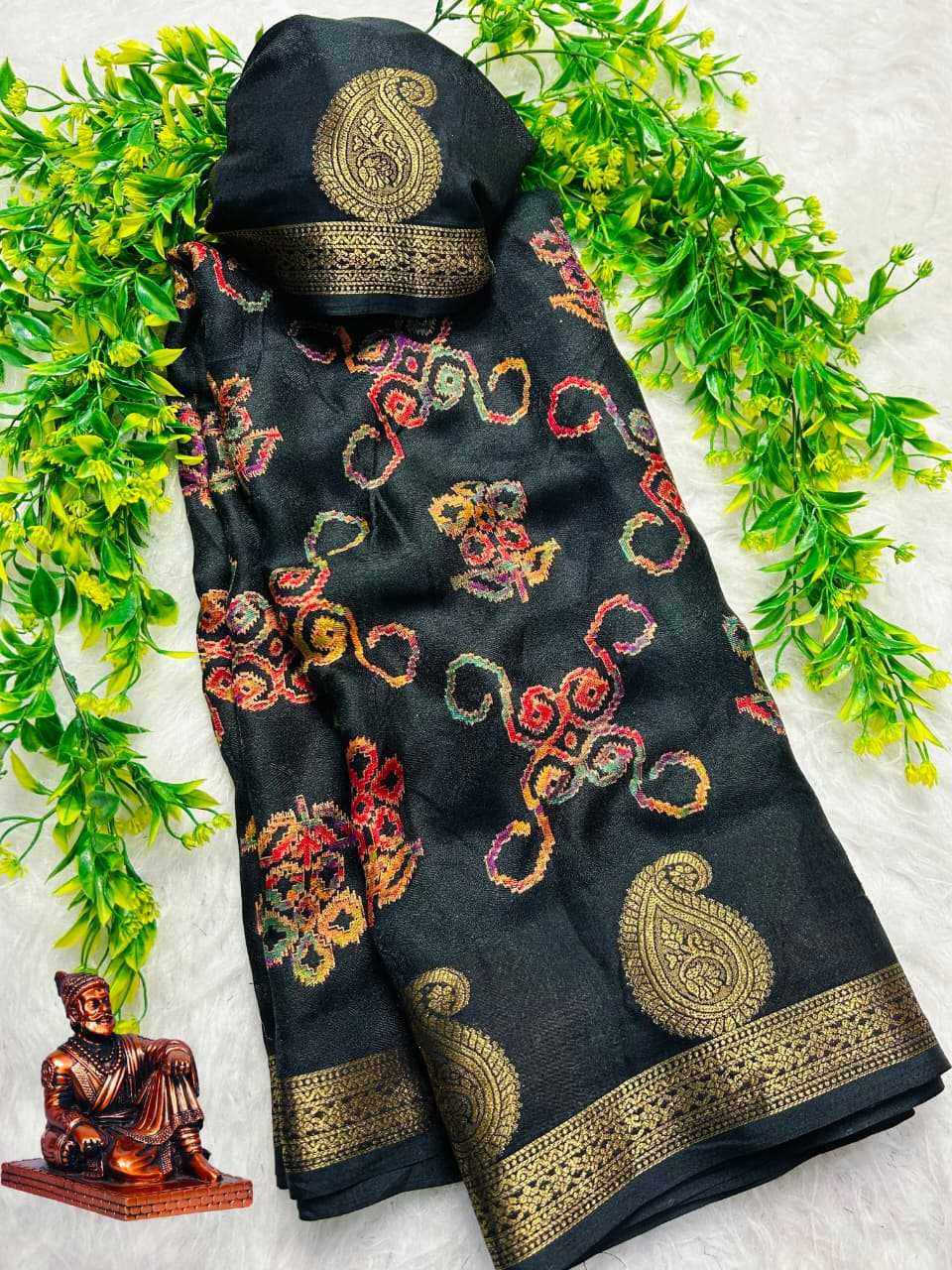 YNF Wholesale Premium Silk Printed Sarees KESH673 Marshmallow Keri | Surat Manufacturer