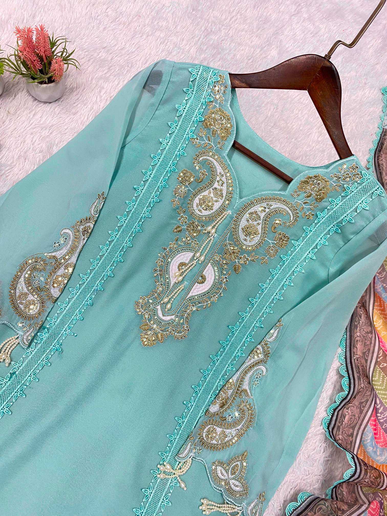 YNF Wholesale Georgette Embroidery Suits KESH678 2103 | Surat Manufacturer