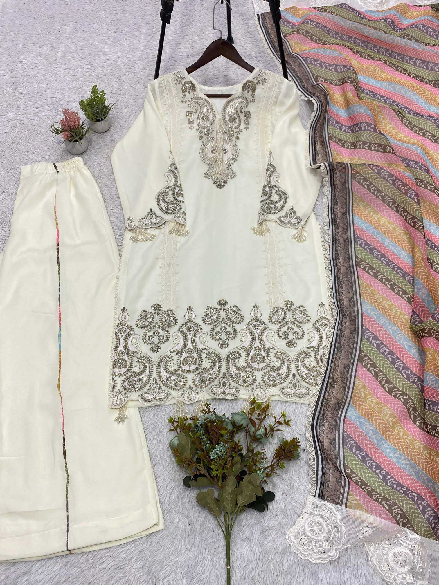 YNF Wholesale Georgette Embroidery Suits KESH678 2103 | Surat Manufacturer