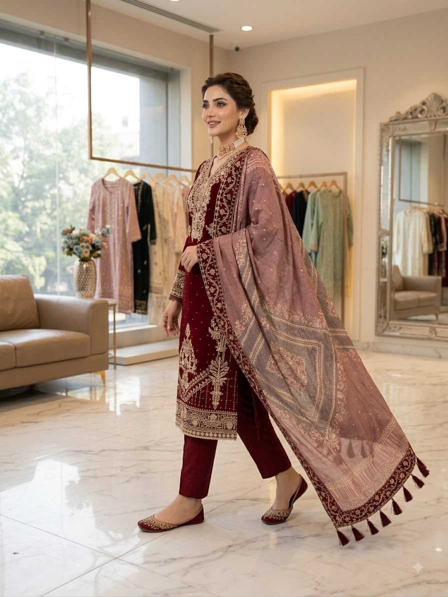 YNF Wholesale Georgette Embroidery Suits KESH678 2139 | Surat Manufacturer