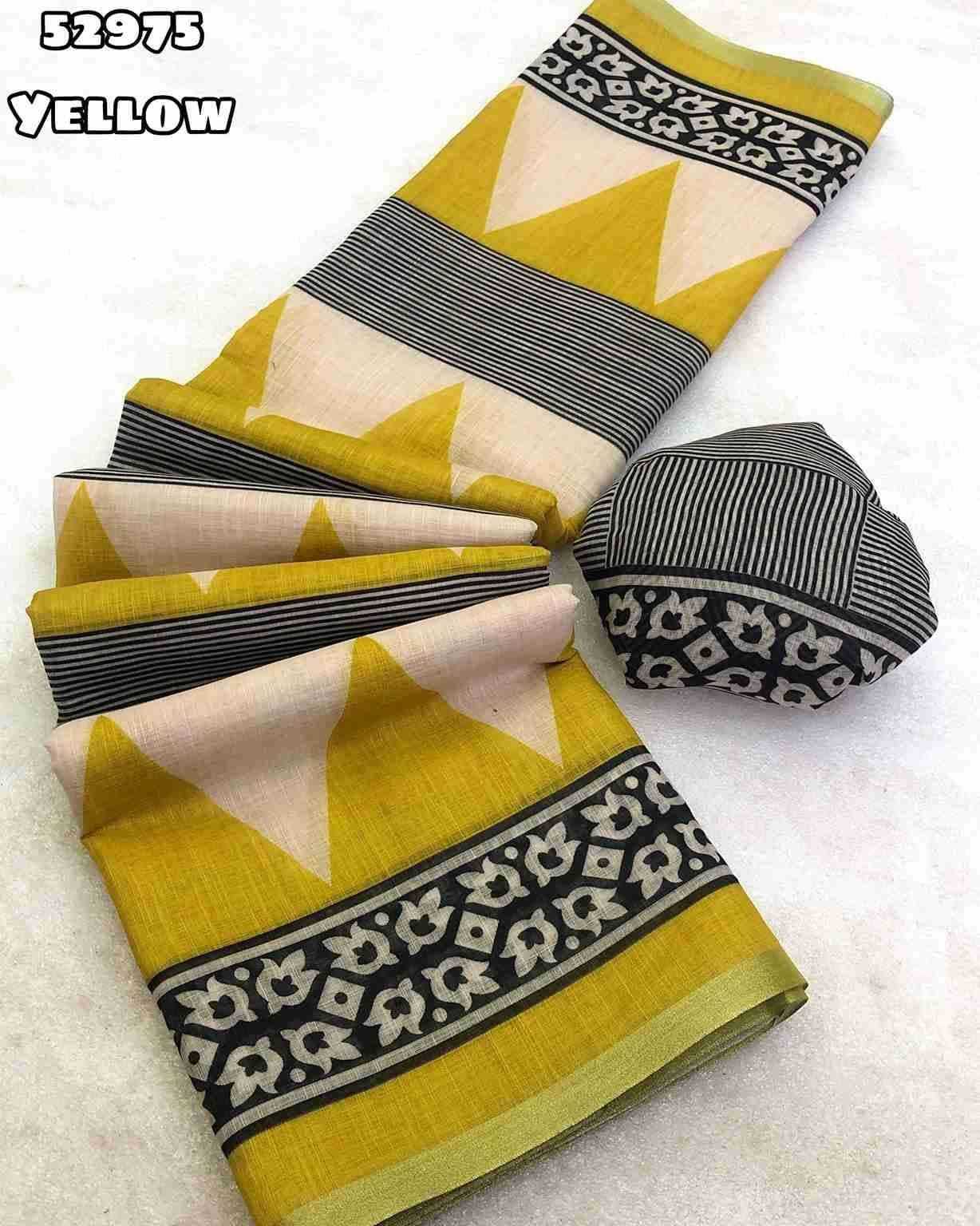 YNF Wholesale Linen Printed Sarees KESH683 Zulf 2 | Surat Manufacturer