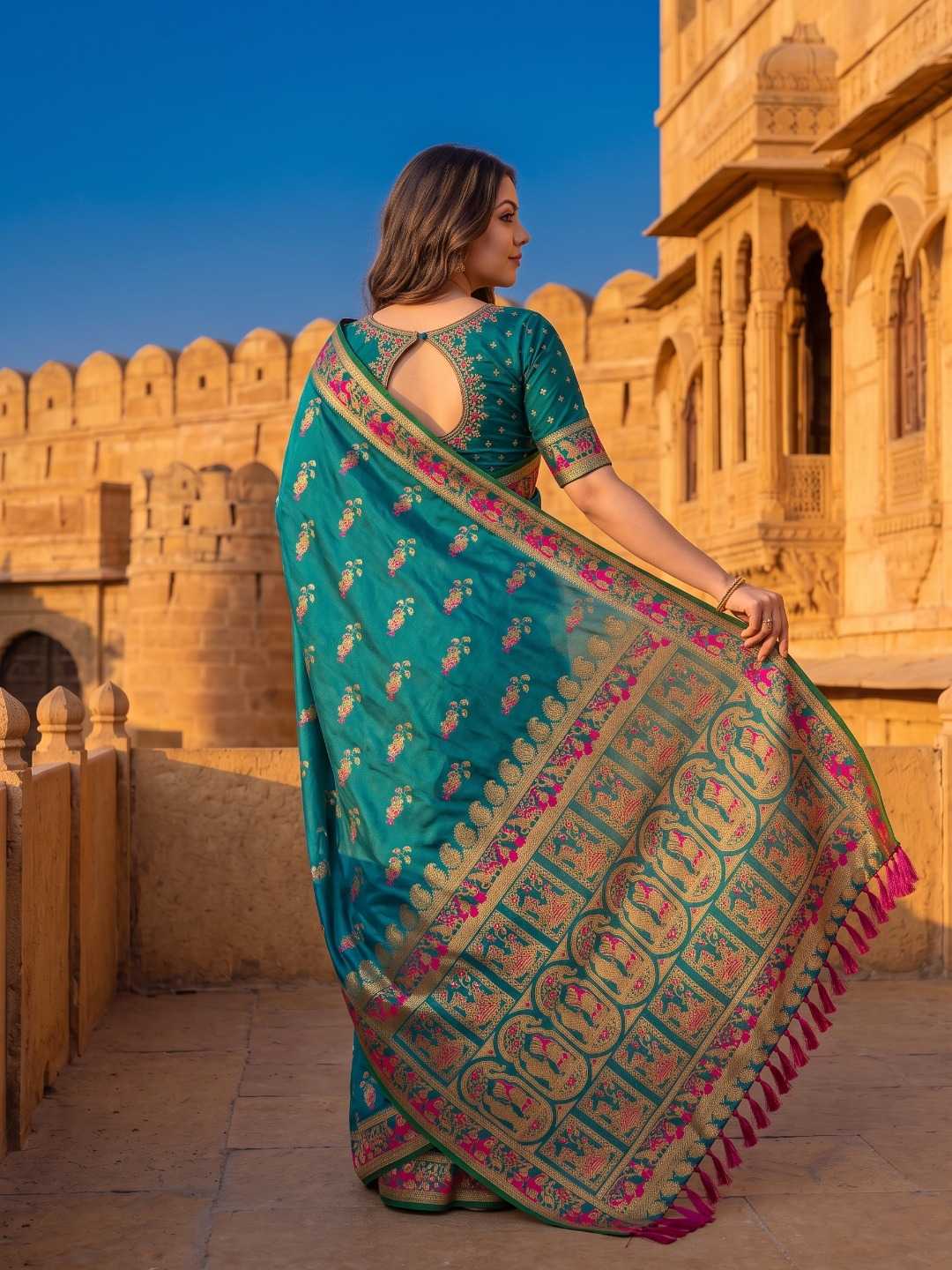 YNF Wholesale Silk Soft Silk Sarees KESH692 BALUCHARI | Surat Manufacturer