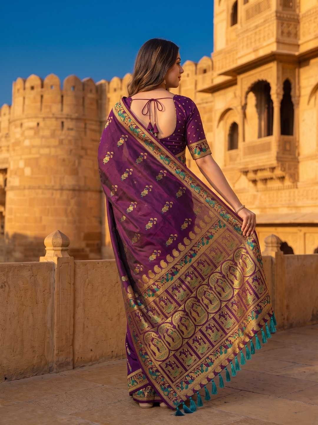 YNF Wholesale Silk Soft Silk Sarees KESH692 BALUCHARI | Surat Manufacturer