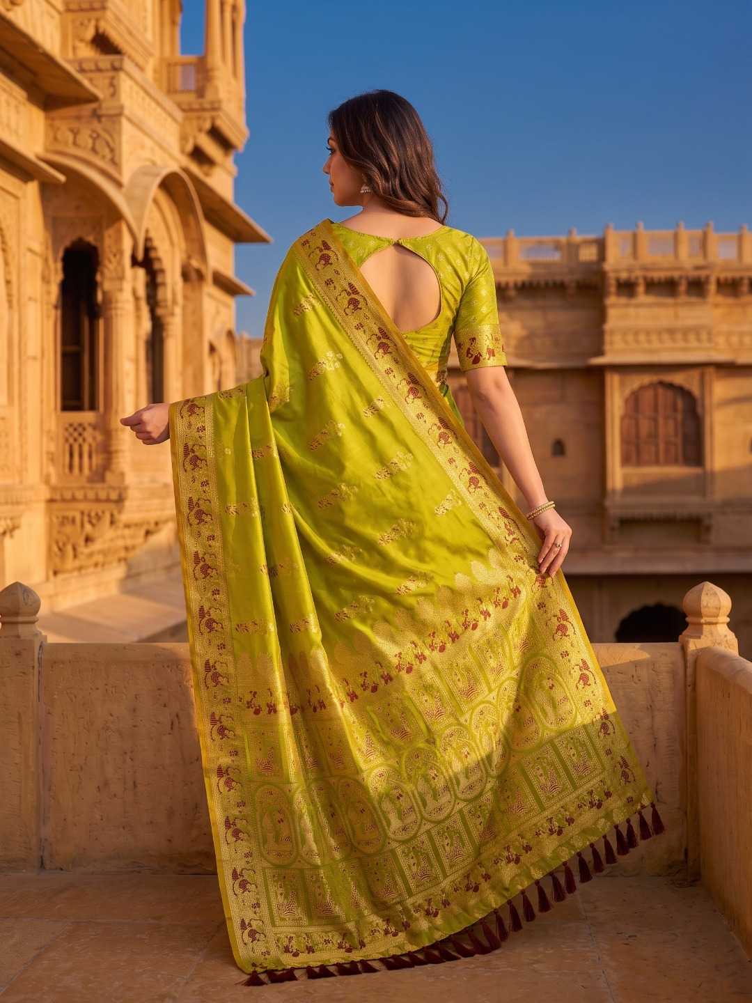 YNF Wholesale Silk Soft Silk Sarees KESH692 BALUCHARI | Surat Manufacturer