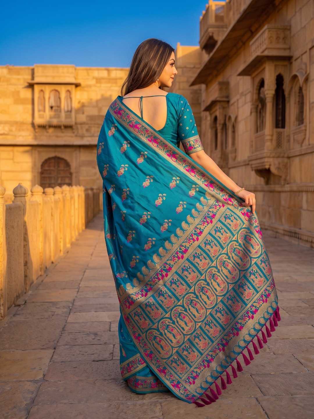 YNF Wholesale Silk Soft Silk Sarees KESH692 BALUCHARI | Surat Manufacturer