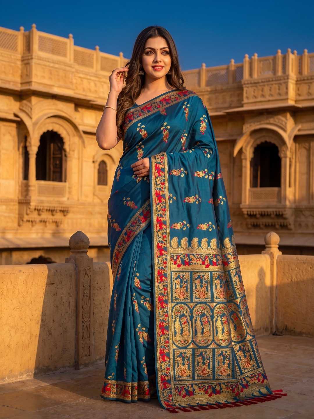 YNF Wholesale Silk Soft Silk Sarees KESH692 BALUCHARI | Surat Manufacturer