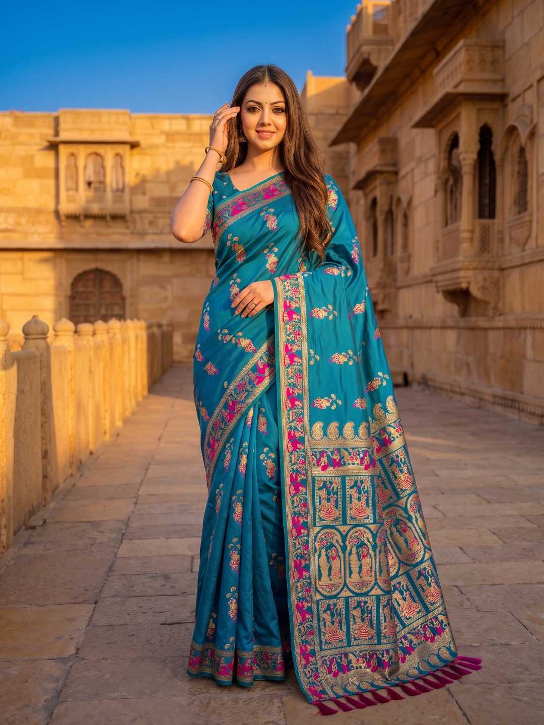 YNF Wholesale Silk Soft Silk Sarees KESH692 BALUCHARI | Surat Manufacturer