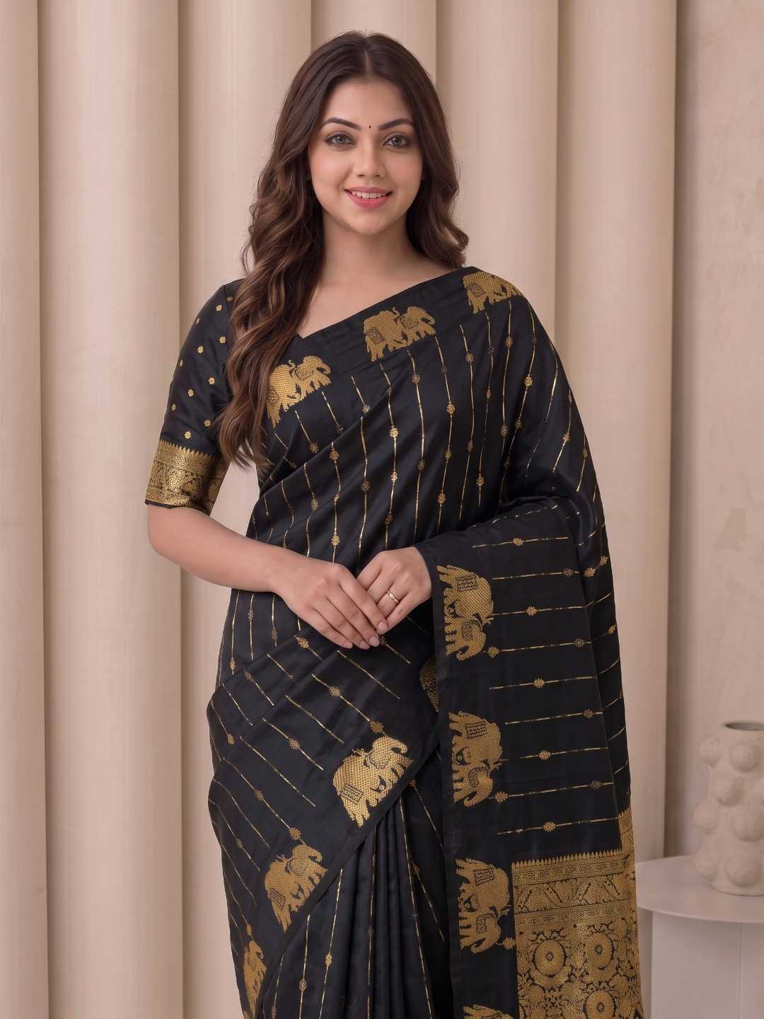 YNF Wholesale Soft Silk Paithani Sarees KESH692 GAJRAJ | Surat Manufacturer