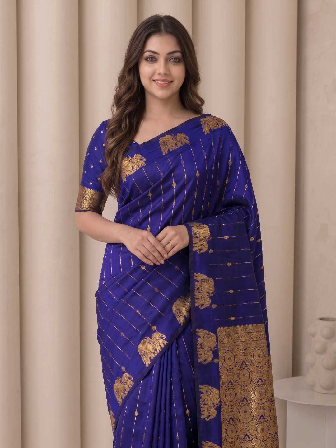 YNF Wholesale Soft Silk Paithani Sarees KESH692 GAJRAJ | Surat Manufacturer
