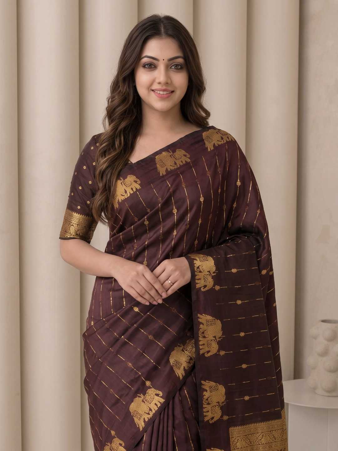 YNF Wholesale Soft Silk Paithani Sarees KESH692 GAJRAJ | Surat Manufacturer