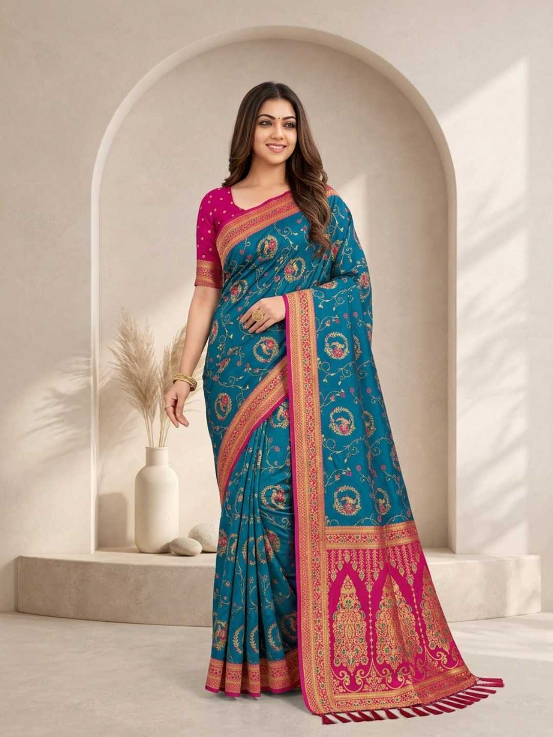 YNF Wholesale Banarasi Soft Silk Banarasi Silk Sarees KESH692 MANSI | Surat Manufacturer