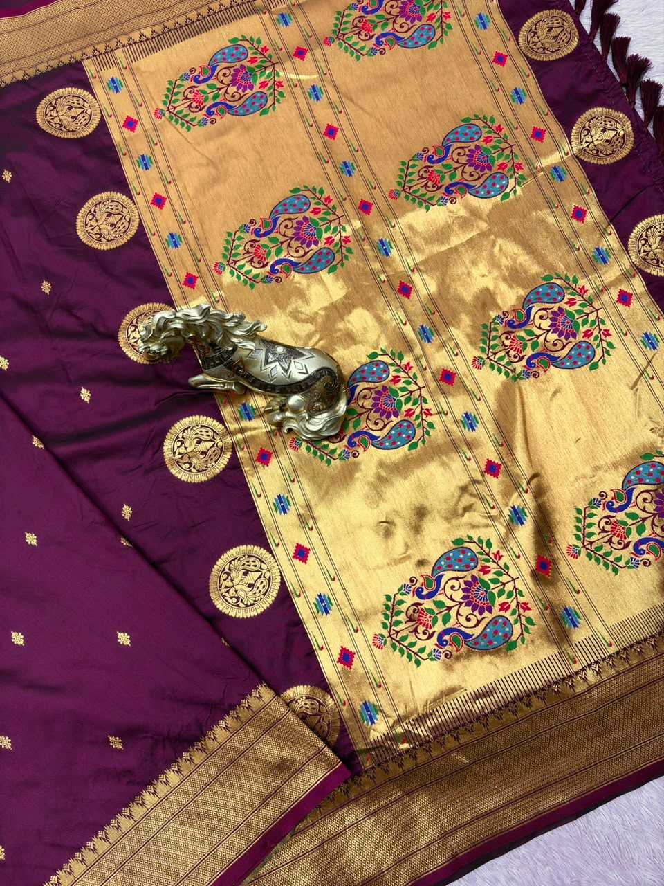 YNF Wholesale Paithani Silk Paithani Sarees KESH692 MAYURI | Surat Manufacturer