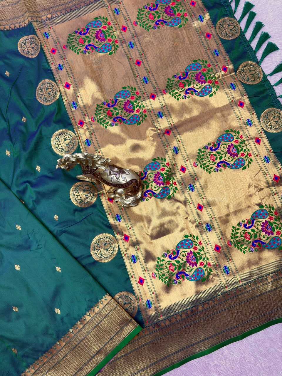 YNF Wholesale Paithani Silk Paithani Sarees KESH692 MAYURI | Surat Manufacturer