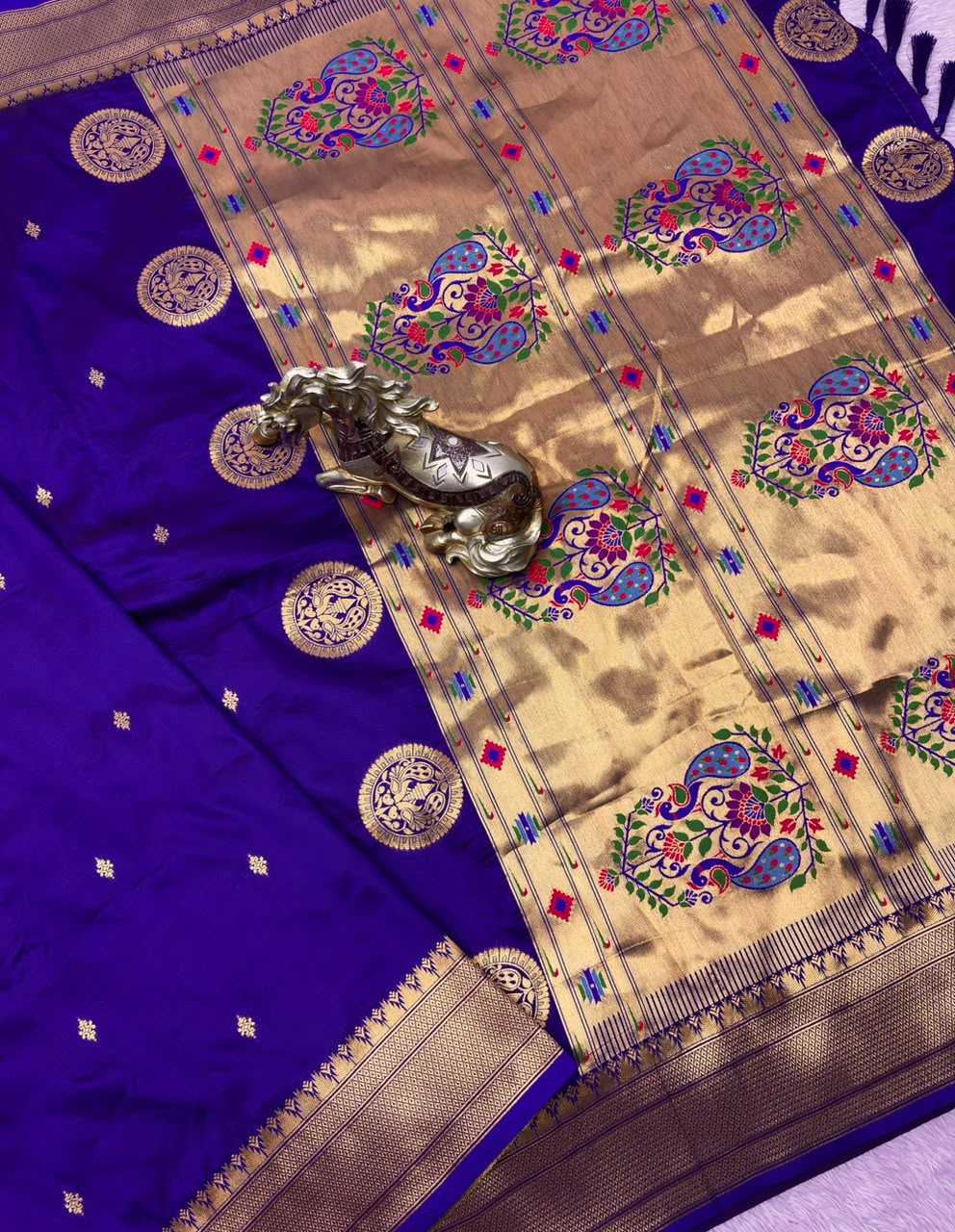 YNF Wholesale Paithani Silk Paithani Sarees KESH692 MAYURI | Surat Manufacturer