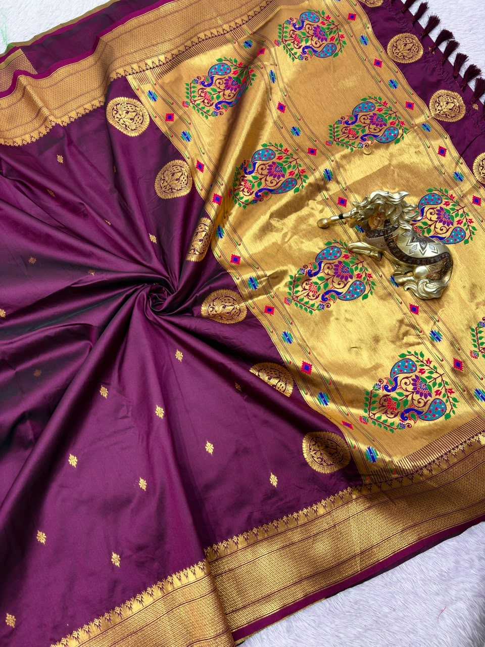YNF Wholesale Paithani Silk Paithani Sarees KESH692 MAYURI | Surat Manufacturer