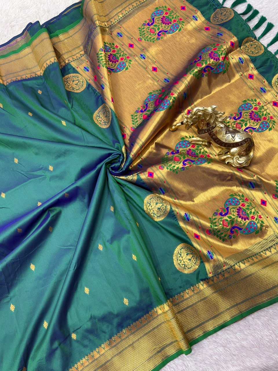 YNF Wholesale Paithani Silk Paithani Sarees KESH692 MAYURI | Surat Manufacturer