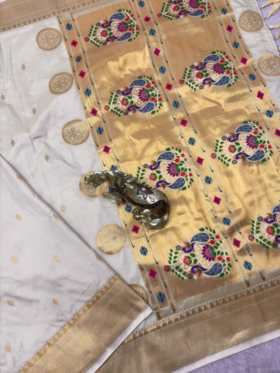 YNF Wholesale Paithani Silk Paithani Sarees KESH692 MAYURI | Surat Manufacturer