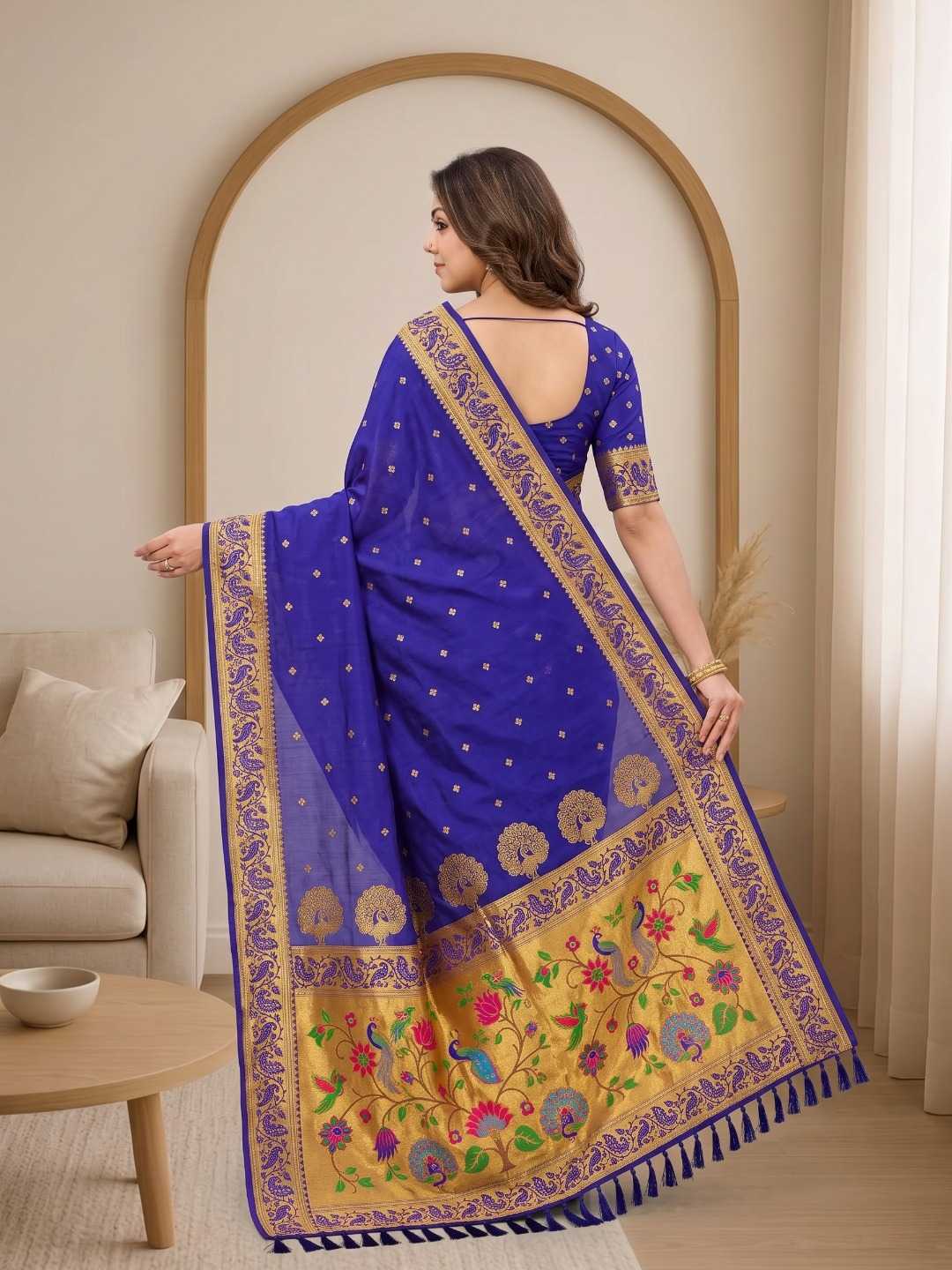 YNF Wholesale Soft Silk Paithani Sarees KESH692 MORNI | Surat Manufacturer