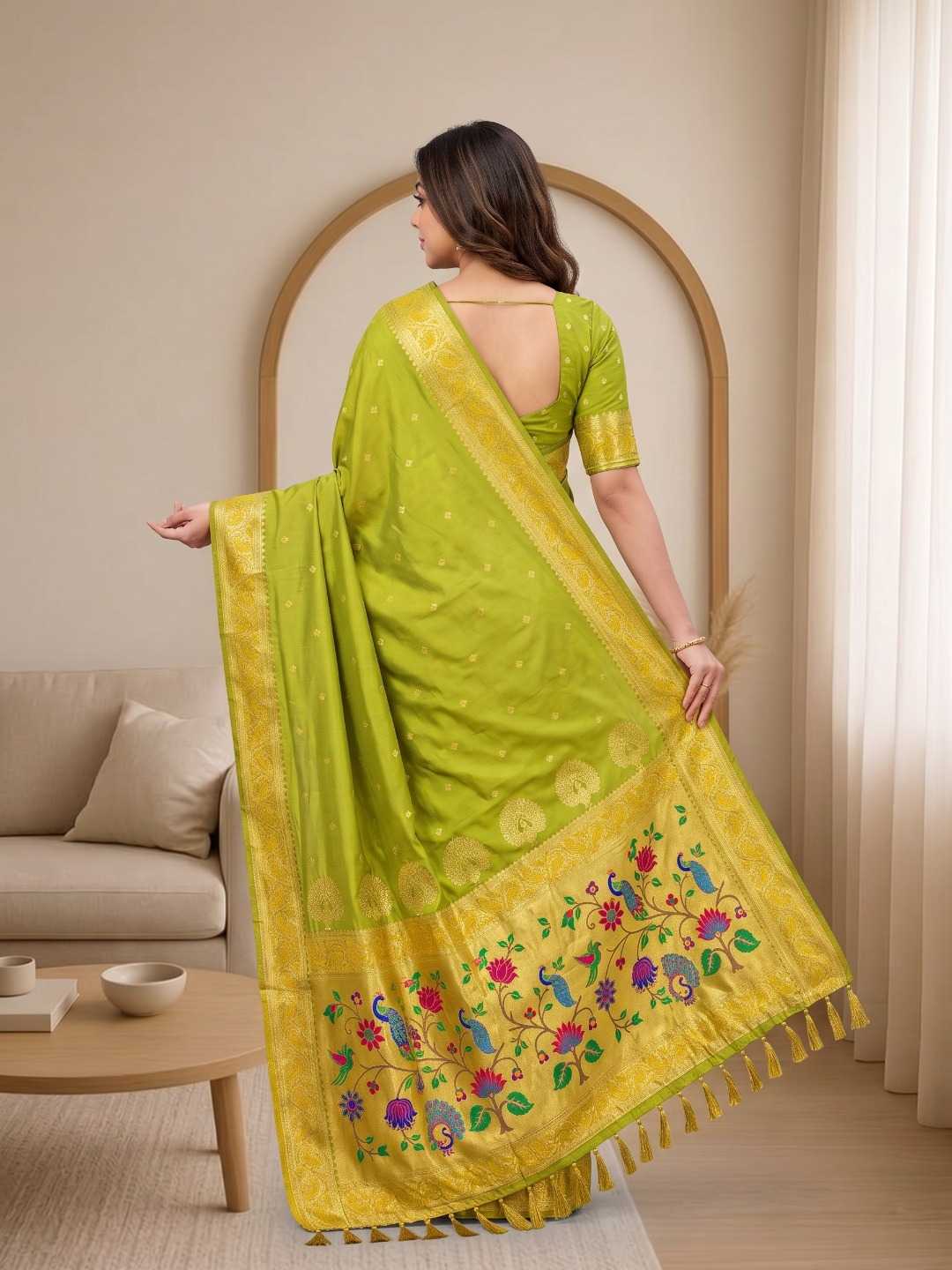 YNF Wholesale Soft Silk Paithani Sarees KESH692 MORNI | Surat Manufacturer