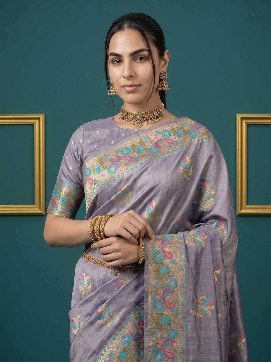 YNF Wholesale Zari Silk Traditional Silk Sarees KESH692 PALAK | Surat Manufacturer
