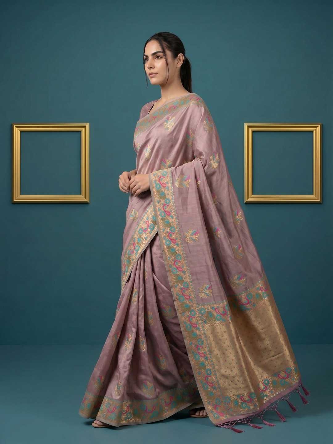 YNF Wholesale Zari Silk Traditional Silk Sarees KESH692 PALAK | Surat Manufacturer