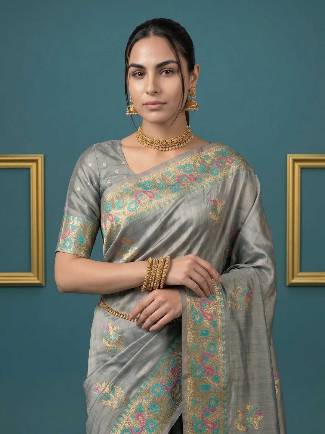 YNF Wholesale Zari Silk Traditional Silk Sarees KESH692 PALAK | Surat Manufacturer
